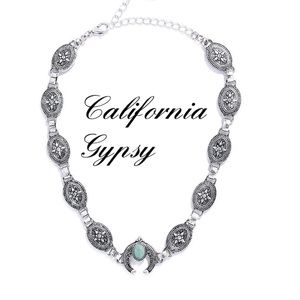 LAST ONE Squash Blossom Gypsy western choker